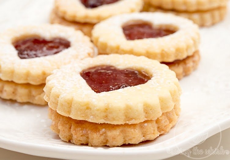 Jam Filled Butter Cookies 4 Steps Super Easy Swing The Whisk