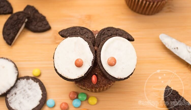 owl cupcakes for baby shower