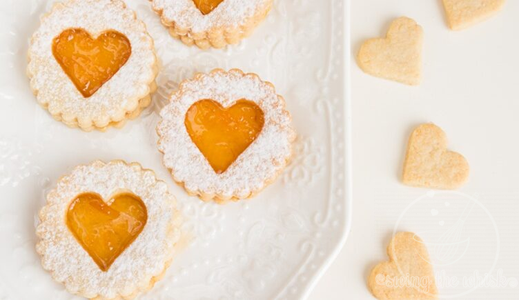thumbprint cookies heart